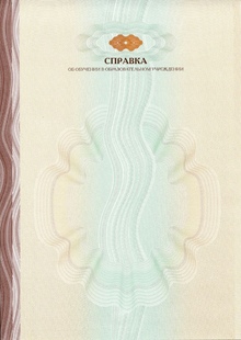 Академическая справка с 2014 по 2026 годы