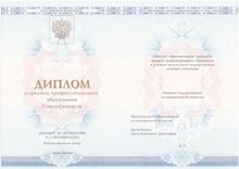 Диплом техникума - колледжа с 2014 по 2026 годы